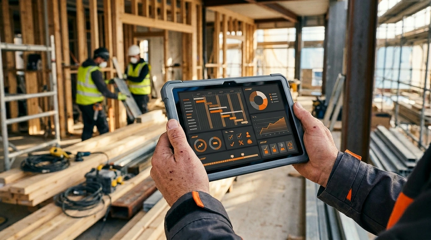 Suivi de chantier de rénovation sur tablette