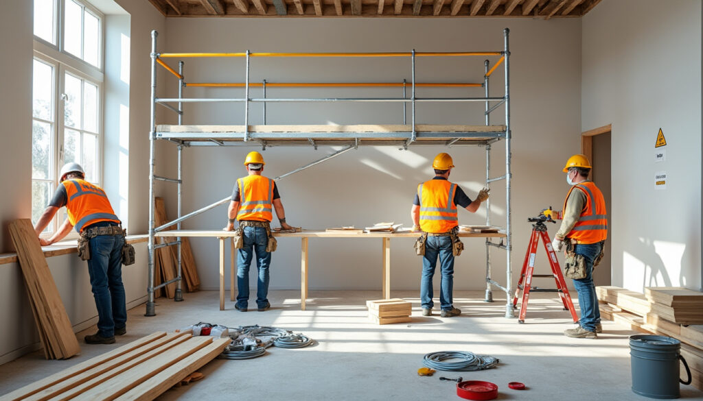 découvrez les meilleures pratiques pour assurer la sécurité sur un chantier de rénovation domestique et protéger tous les intervenants.