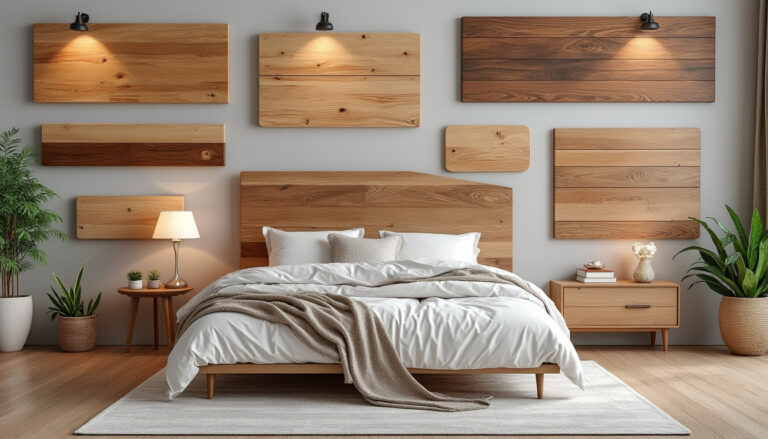 Tête de lit en bois : modèles, fabrication DIY et idées déco