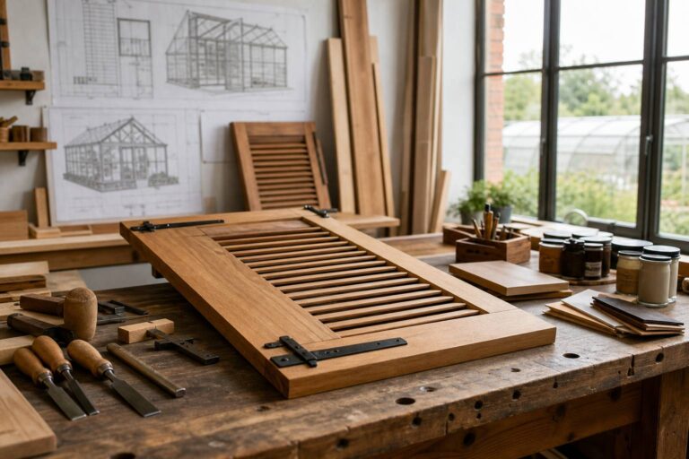 Volet en bois : avantages, entretien et prix