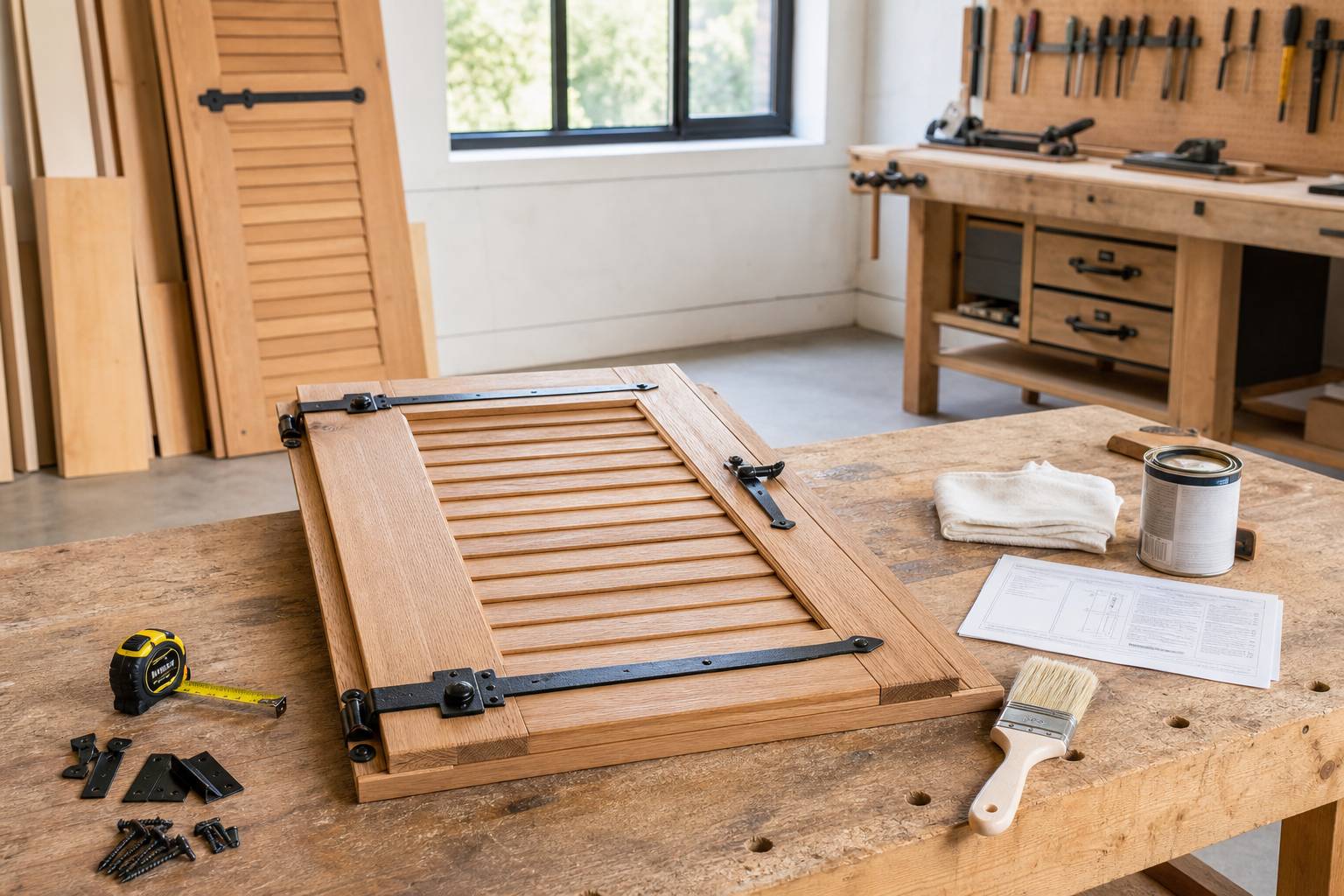 Volet en bois : avantages, entretien et prix - illustration detaillee