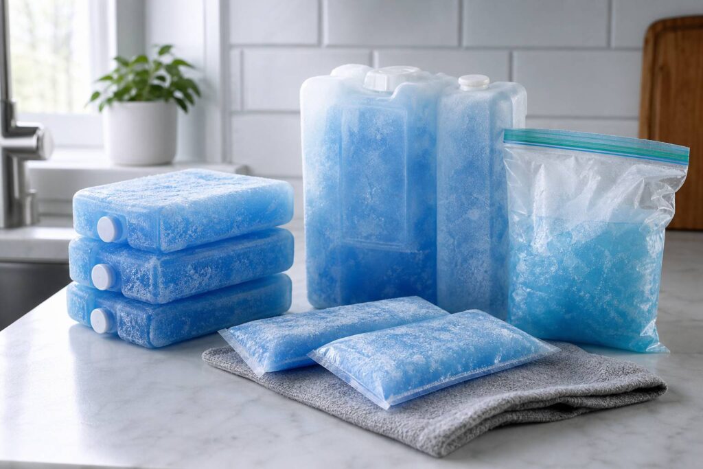 Pains de glace pour glacière - usages et fabrication maison pas à pas